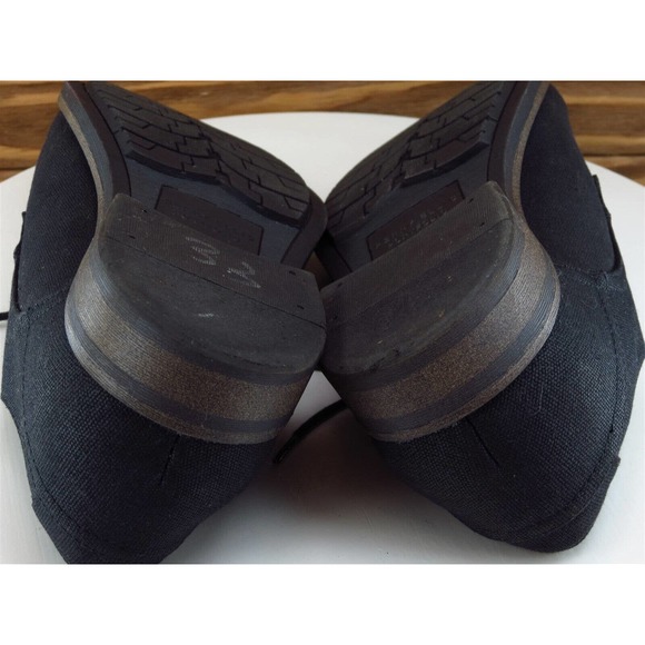 Perry Ellis Sz 10 Derby Oxfords Black Fabric Men Lace‎ Up Westbrook Medium - Picture 10 of 11